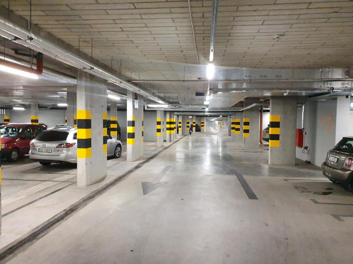 Apartamenty Ceglana Park -Parking W Hali Garazowej- Piekne Nowe Osiedle Katovice Exteriér fotografie